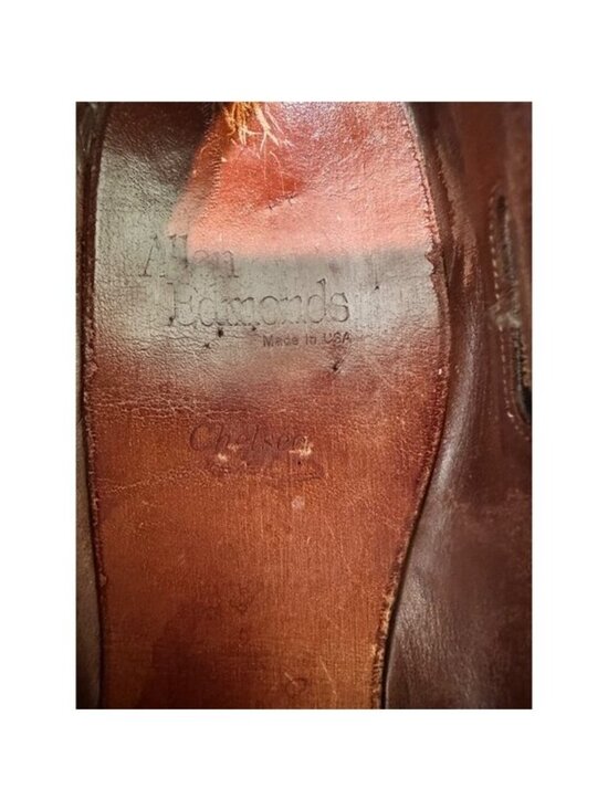 Allen Edmonds Chelsea Loafers Mens 11.5 Brown Leather Tassel Old Money Office main image 5